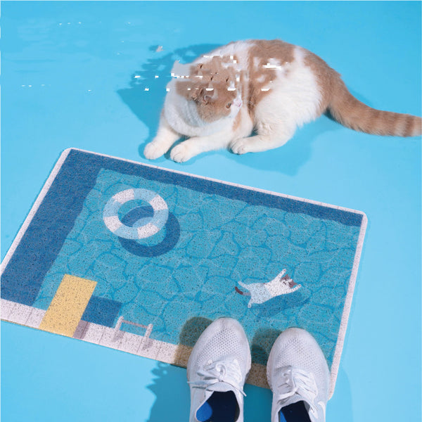 PetHaven.comCat Rubbing Swimming Pool Sand BasinCat Rubbing Swimming Pool Sand BasinProduct information :
 
 Applicable object: cat

Material: pvc wire loop

 


 
 Size Information:

Size: about 400mm × 600mm

 


 
 Packing list:
 
 Foot pad*10