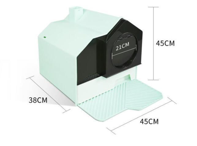 PetHaven.comFully Enclosed Household Anti-splash Drawer Type Odor-proof Cat Litter BoxFully Enclosed Household Anti-splash Drawer Type Odor-proof Cat LitterProduct information:
 


 Type: closed drawer
 
 Applicable objects: pet cats/dogs within 20 catties
 
 Color: Green Coconut Ash Cherry Blossom Powder
 
 SpecificatiLitter box