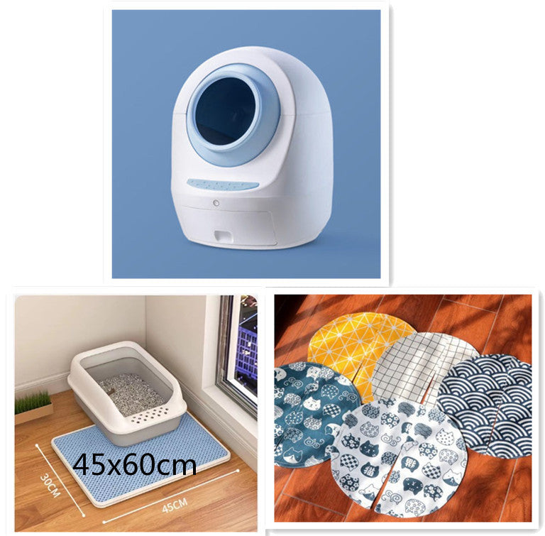 PetHaven.comElectric Fully Enclosed Smart Cat Litter BoxElectric Fully Enclosed Smart Cat Litter BoxProduct information :
 
 
 Category: cat litter box
 
 Material: plastic
 
 Specifications: new upgraded version of gray (wifi models), two new upgraded versions of Litter box
