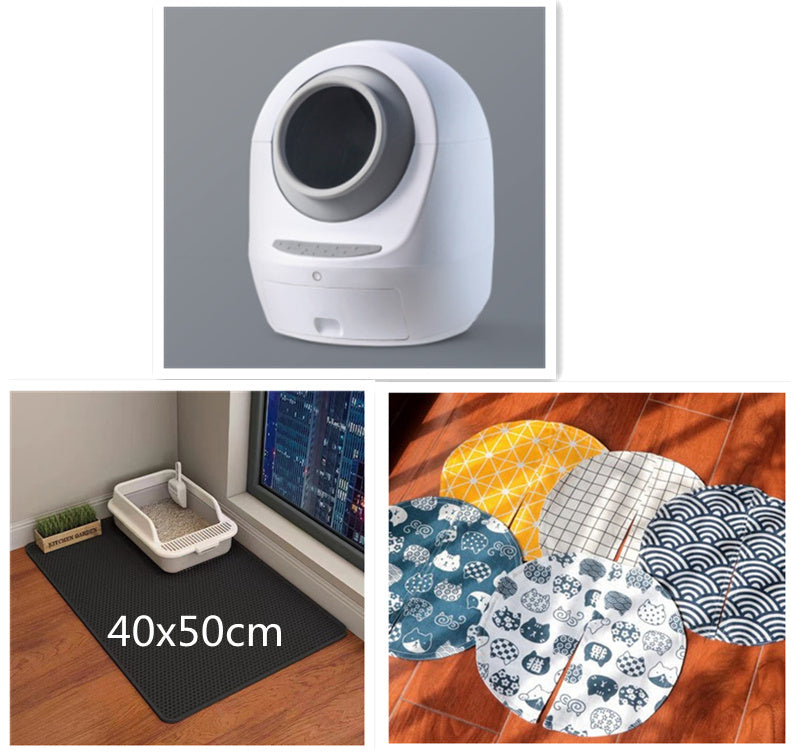 PetHaven.comElectric Fully Enclosed Smart Cat Litter BoxElectric Fully Enclosed Smart Cat Litter BoxProduct information :
 
 
 Category: cat litter box
 
 Material: plastic
 
 Specifications: new upgraded version of gray (wifi models), two new upgraded versions of Litter box