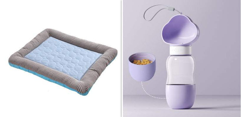PetHaven.comCool Mat Blanket Ice Silk for PetsCool Mat Blanket Ice Silk for PetsOverview：Keep your furry friends comfortable during hot summer days with the Cool Mat Blanket Ice Silk for Pets. Made with breathable ice silk fabric, this mat ensurDog/Cat house