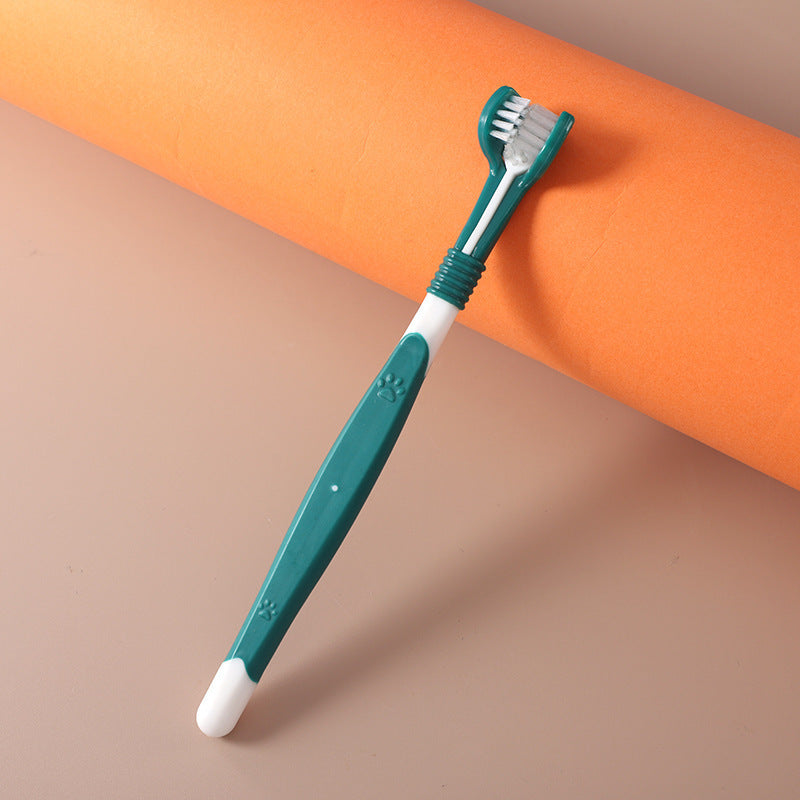 PetHaven.comPet Toothbrush Oral Cleaning ProductsPet Toothbrush Oral Cleaning ProductsProduct information:
 
 Color: orange, dark green, yellow, green, black Yellow, Blue Pink
 
 Material: plastic nylon
 
 Applicable object: general
 
 Specification: pet care