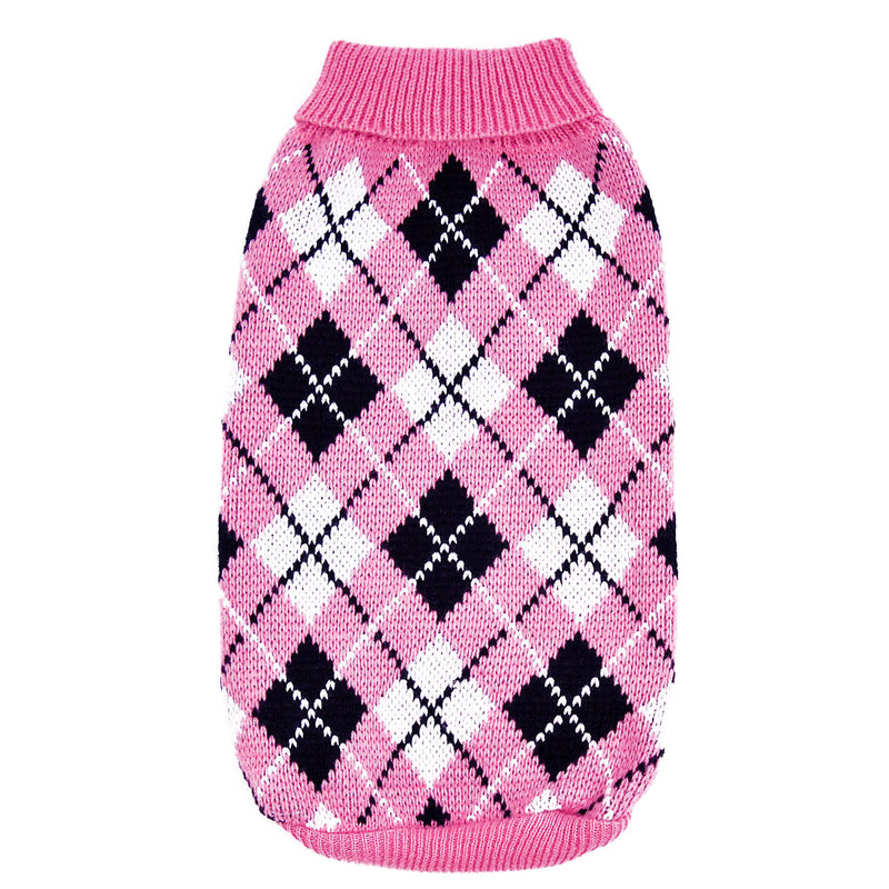 PetHaven.comPet clothes autumnPet clothes autumn and winter knittingmaterial: Wool
 
 Product category: sweater
 
 Use object: small and medium-sized dog clothing
 
 Style: knitted
 
 Collar shape: round neck
 
 Pattern: Geometric di0