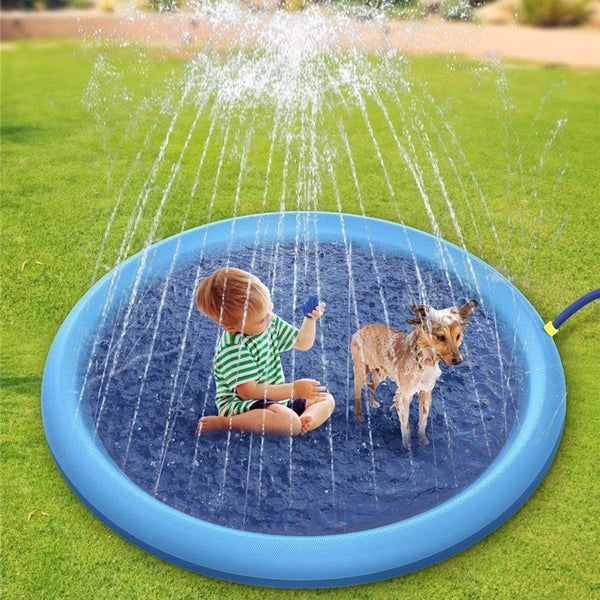 PetHaven.comPet Dog Pool Summer Outdoor Water Toys Fun Backyard Fountain Play MatNon-Slip Splash Pad For Kids And Pet Dog Pool Summer Outdoor Water ToyOverview:


 1. The product is easy to use, environmentally friendly, portable, and can be used repeatedly.
 
 2. The material use reaches the European Union EN71 st0
