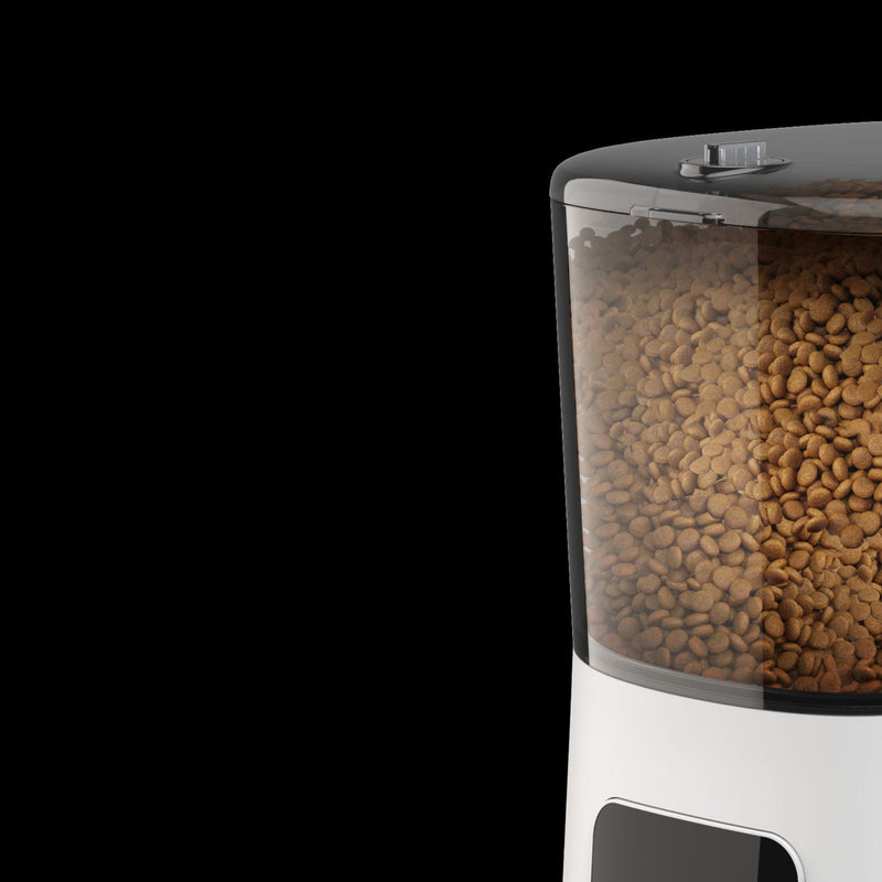PetHaven.comPet feeder automaticPet feeder automaticmaterial: plastic
 
 Intimate separation design, convenient and quick to disassemble and disassemble, the whole machine only has 4 pieces after disassembly, after di0