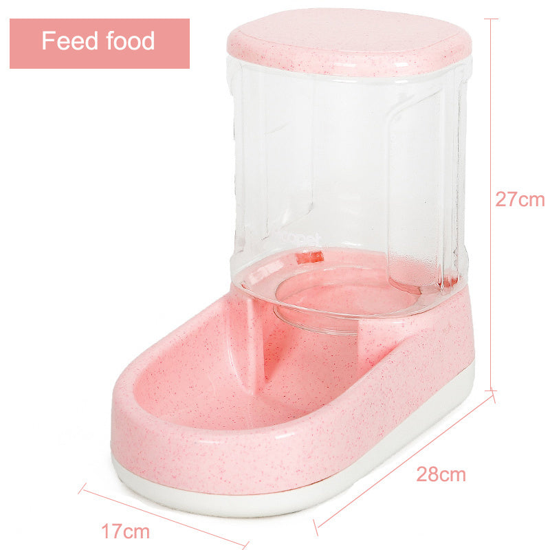 PetHaven.comPet water dispenserPet water dispenserColor: Cherry Blossom Pink / Mint Green / Marble Gray
 
 Use object: universal for dogs and cats
 
 Material: Eco-friendly PP resin material0
