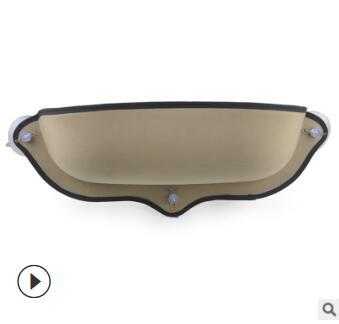 PetHaven.comWindow sill cat hammockWindow sill cat hammockSize: 59*22*13cm
 
 Material: EVA + felt cloth
 
 Product Features / Features:
 
 
 A wrapped suction cup cat hammock for winter and summer
 
 
 1. The cat litter isDog/Cat house