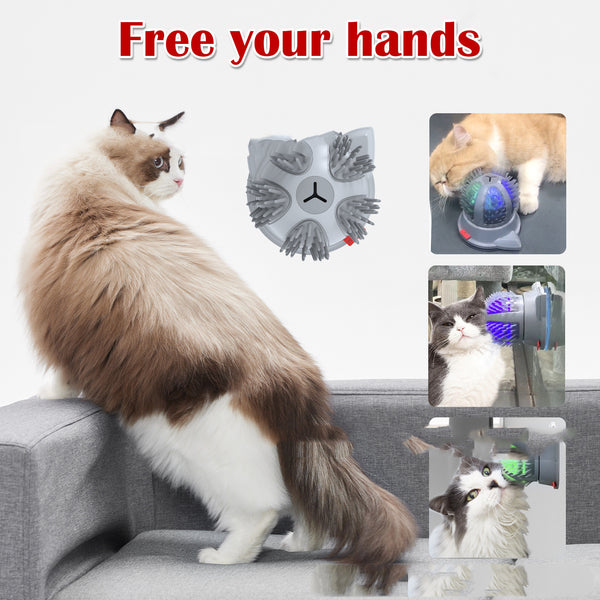 PetHaven.comElectric Pets Cat Brush LED Toy Massager Pet ProductsElectric Pets Cat Brush LED Toy Massager Pet ProductsProduct information:
 


 Material: plastic
 
 Product Category: Cat scratching board


 


 Features:
 
 1/Massage/tickling intelligence (instead of human hands)
 
0