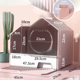 PetHaven.comFully Enclosed Household Anti-splash Drawer Type Odor-proof Cat Litter BoxFully Enclosed Household Anti-splash Drawer Type Odor-proof Cat LitterProduct information:
 


 Type: closed drawer
 
 Applicable objects: pet cats/dogs within 20 catties
 
 Color: Green Coconut Ash Cherry Blossom Powder
 
 SpecificatiLitter box