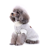 PetHaven.comChristmas Snowflake dog sweaterChristmas Snowflake dog sweaterMaterial: polyester
 
 Product Category: Sweaters
 
 Style: British
 
 Applicable gender: generic


 
 
 
 Size
 
 
 Length
 
 
 Bust
 
 
 Collar
 
 
 
 S
 21
 28
 20