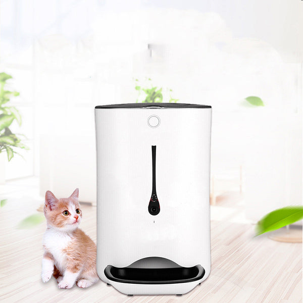 PetHaven.comTimed pet video automatic feederTimed pet video automatic feederProduct name "The third generation of intelligent feeder
 
 Product capacity: 6L
 
 Product style: Standard Edition/Deluxe Video Edition
 
 Power supply mode: power 0