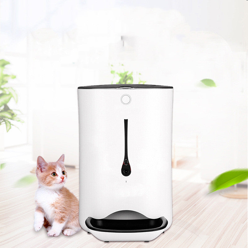 PetHaven.comTimed pet video automatic feederTimed pet video automatic feederProduct name "The third generation of intelligent feeder
 
 Product capacity: 6L
 
 Product style: Standard Edition/Deluxe Video Edition
 
 Power supply mode: power 0