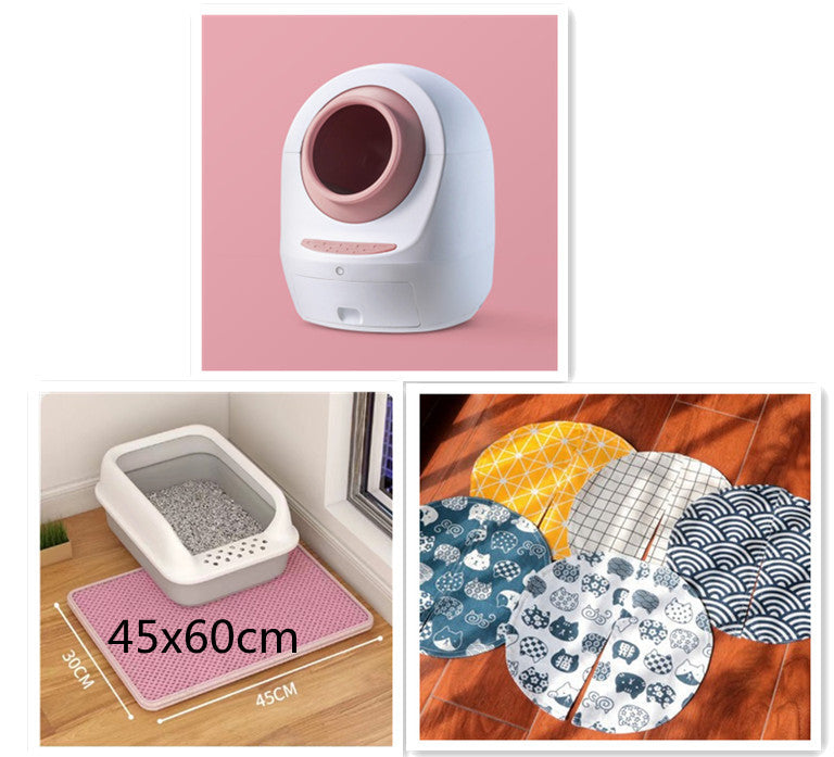 PetHaven.comElectric Fully Enclosed Smart Cat Litter BoxElectric Fully Enclosed Smart Cat Litter BoxProduct information :
 
 
 Category: cat litter box
 
 Material: plastic
 
 Specifications: new upgraded version of gray (wifi models), two new upgraded versions of Litter box