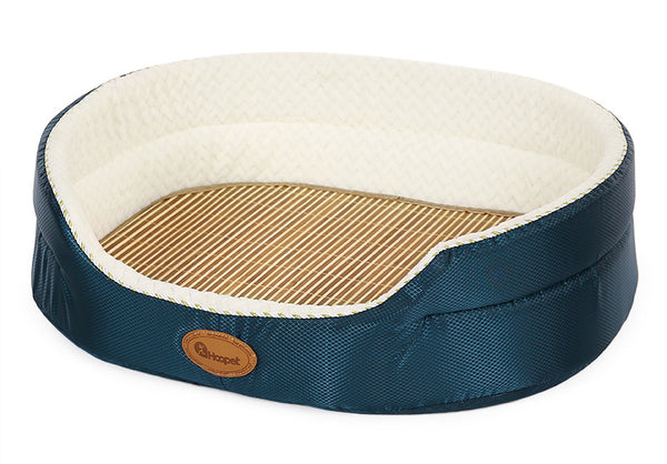 PetHaven.comWashable Summer Large Dog Sofa Summer Supplies Pet BedDoghouse Four Seasons Universal Removable And Washable Summer Large DoProduct information: 
 
 Color classification: Navy blue navy blue
 
 Applicable object: Dog
 
 Applicable size: Small 45CM (recommended for pets within 5 kg)
 
 Weibed