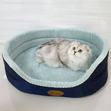 PetHaven.comWashable Summer Large Dog Sofa Summer Supplies Pet BedDoghouse Four Seasons Universal Removable And Washable Summer Large DoProduct information: 
 
 Color classification: Navy blue navy blue
 
 Applicable object: Dog
 
 Applicable size: Small 45CM (recommended for pets within 5 kg)
 
 Weibed