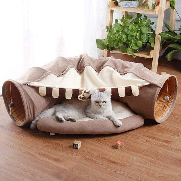 PetHaven.comPet Cats Tunnel Interactive Play ToyPet Cats Tunnel Interactive Play Toy Mobile Collapsible Ferrets RabbitPet Cats Tunnel Interactive Play Toy
Keep your furry friends entertained with the Pet Cats Tunnel Interactive Play Toy! This durable and fun play tunnel is designed Dog/Cat house