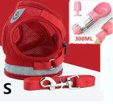 PetHaven.comPet Leash Breathable Mesh Chest BackPet Leash Breathable Mesh Chest BackOverview:
 
 Hook and loop closure, easy to put on and take off
 
 Breathable mesh material. Soft and comfortable, make your pet comfortable to wear
 
 Reflective bepet handling
