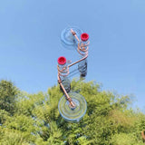 PetHaven.comGarden Bird Feeder Supplies Hummingbird Feeder Drinker Suction Cup EasyGarden Bird Feeder Supplies Hummingbird Feeder Drinker Suction Cup EasOverview
 
 1. This beautiful hummingbird feeder is handmade with copper wire, 2 PET bottles and suction cups.
 
 2. The 20ml bottle can be firmly installed in the c0