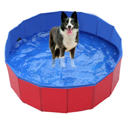 PetHaven.comPet Wading Pool Folding Bath TubPet Wading Pool Folding Bath TubProduct information：
 


 Material: pvc
 
 Product Category: Bath/Massage Brush
 
 Color: blue, red


 Size information：


 Specifications: 60*20cm red, 80*20cm red,0