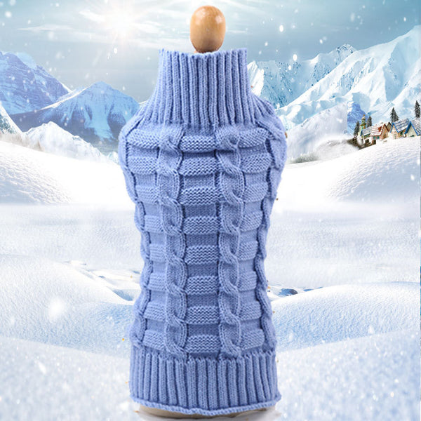 PetHaven.comCashmere Twisted Rope Pet Sweater Dog Clothes Pet ProductsCashmere Twisted Rope Pet Sweater, Dog Clothes, Pet ProductsProduct information:
 
 Material: Wool
 
 Style: pet sweater
 
 Features: sweater
 
 
 
 Size Information:
 
 Size: XS Bust 30cm, Back Length 30cm
 
 S chest circumf0