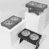 PetHaven.comAdjustable Stainless Steel Dog Food BowlAdjustable Stainless Steel Dog Food BowlKeep your furry friend happy and healthy with our Adjustable Stainless Steel Dog Food Bowl. Designed with functionality and durability in mind, this bowl is perfect bowls