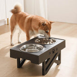 PetHaven.comAdjustable Stainless Steel Dog Food BowlAdjustable Stainless Steel Dog Food BowlKeep your furry friend happy and healthy with our Adjustable Stainless Steel Dog Food Bowl. Designed with functionality and durability in mind, this bowl is perfect bowls