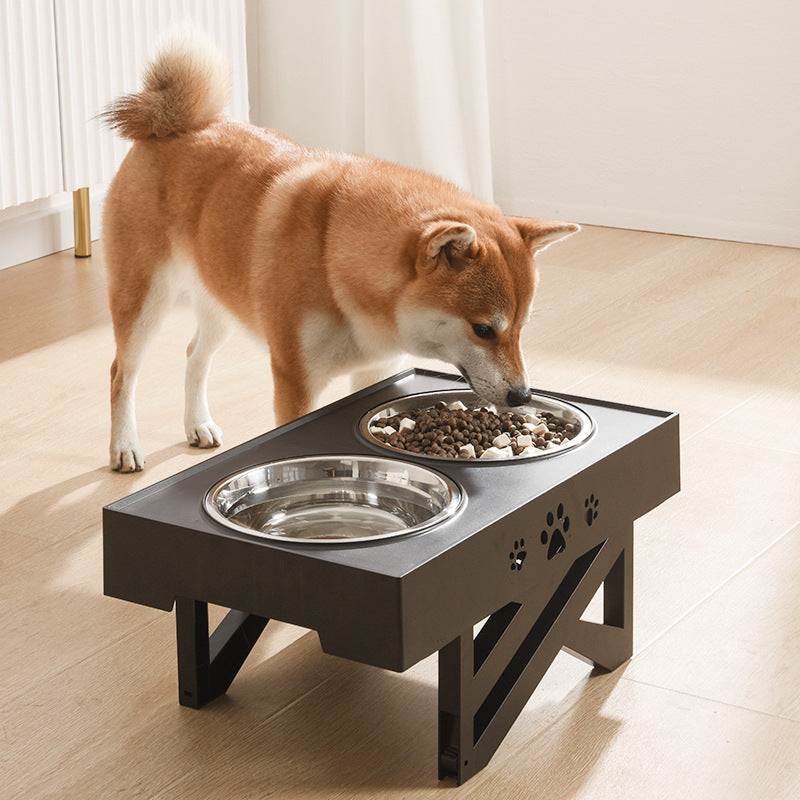 PetHaven.comAdjustable Stainless Steel Dog Food BowlAdjustable Stainless Steel Dog Food BowlKeep your furry friend happy and healthy with our Adjustable Stainless Steel Dog Food Bowl. Designed with functionality and durability in mind, this bowl is perfect bowls