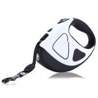 PetHaven.comPet Dog Automatic Retractable Fiber Leash Night Safety LED Shining Automatic Stretching Dog Hand Holding Rope Pet SuppliesPet Dog Automatic Retractable Fiber Leash Night Safety LED Shining AutOverview:
 
 Anti-slip rubberized frosted handle
 
 360° anti-winding
 
 Impact-resistant nylon plastic and glass fiber
 
 Durable nylon braid
 
 


 Specification:
pet walker