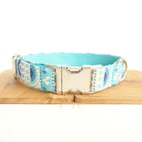 PetHaven.comPet blue flower collar handmade dog collarPet blue flower collar handmade dog collarAdd a touch of charm to your pet's look with this Pet blue flower collar handmade dog collar. Designed with care and precision, this collar is a perfect blend of sty7