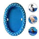 PetHaven.comDog Swimming Pool Inflatable Hammock Pets Pool Floating Bed Spring Summer Swimming RingDog Swimming Pool Inflatable Hammock Pets Pool Floating Bed Spring SumFeatures:
 


 1、Ideal for dogs: This puppy pool floats for dogs and other pets to move in the water and can support weights up to 40kg.
 
 2、Safety design: the inne0