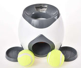 PetHaven.comSmart Pet Feeder Tennis Ball Missing Device Throwing Reward MachineSmart Pet Feeder Tennis Ball Missing Device Throwing Reward MachineOverview:
 
 
 1. This is a good helper to train your dogs.
 
 --Training your dog to put the ball into the machine
 
 --Wait for the ball roll out along the track (bowls
