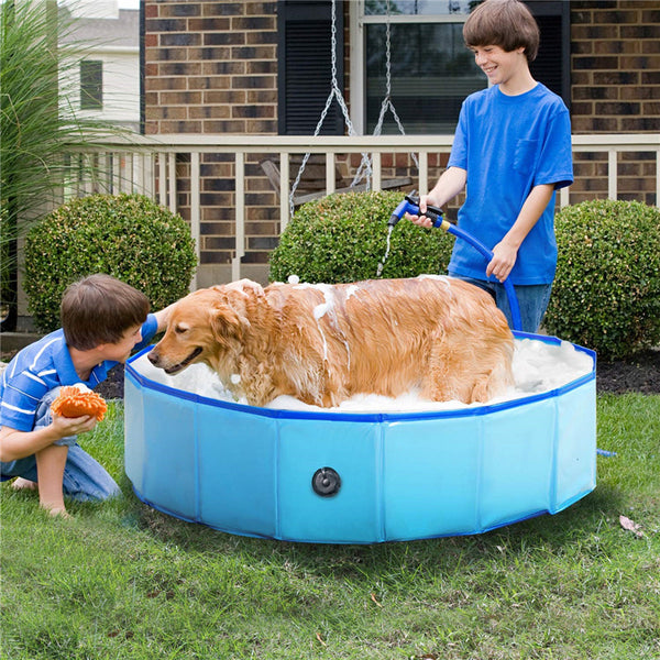 PetHaven.comFoldable Dog Pool Pet Bath Swimming Tub Bathtub Outdoor Indoor Collapsible Bathing PoolFoldable Dog Pool Pet Bath Swimming Tub Bathtub Outdoor Indoor CollapsOverview:


 
 Portable and Simple: You don’t have to worry about inflating or complex setup instructions- Just unfold it and fill it with water. When it is finished0