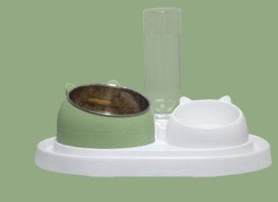 PetHaven.comPet food potPet food potConcept of design


 Overall increase, improved posture of pets that eat


 The prone position of the cat during feeding can cause pressure on the cervical vertebra.0