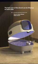 PetHaven.comLitter Box Fully Enclosed Oversized UV SterilizationLitter Box Fully Enclosed Oversized UV SterilizationProduct information:
 
 Specification: Large cat litter box
 
 Target audience: Cats
 
 Material: PP
 
 Colors: Starry Sky Grey Basic Deodorization, Roland Purple BaLitter box