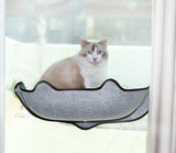 PetHaven.comWindow sill cat hammockWindow sill cat hammockSize: 59*22*13cm
 
 Material: EVA + felt cloth
 
 Product Features / Features:
 
 
 A wrapped suction cup cat hammock for winter and summer
 
 
 1. The cat litter isDog/Cat house