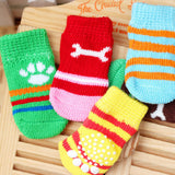PetHaven.comdog dog socksThe dog dog socksMain fabric composition: polyester fiber (polyester)
Color: pink, yellow (4 packs)

 size:
 
 S: It is recommended to wear within 3 kg.
 
 
 M: It is recommended to socks