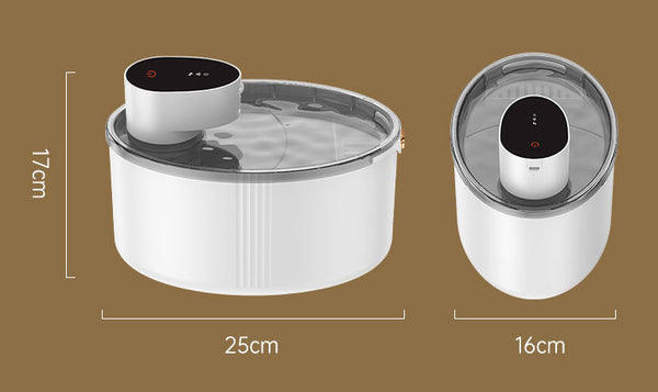 PetHaven.comPet Wireless Smart Cat Mute Water DispenserPet Wireless Smart Cat Mute Water DispenserProduct information:
 
 Color: porcelain white [lithium battery 4000 safety], dark blue [lithium battery 4000 safety], filter element [6 pieces]]
 
 Specification: WFeeder