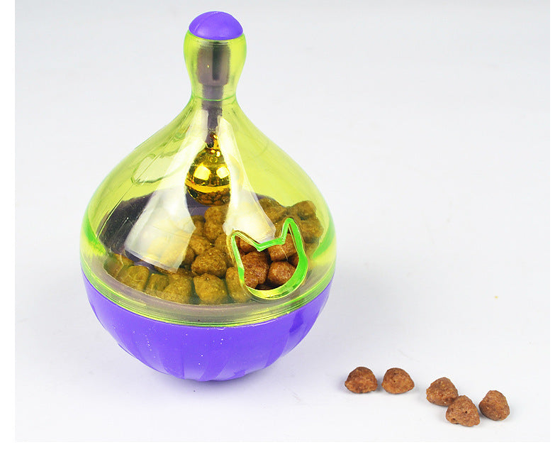 PetHaven.comCats Educational Toys Pet Leakage Food FeederPet Tumbler Pet Toys Dogs And Cats Educational Toys Pet Leakage Food FProduct information:


 Material: ABC+PC
 
 Specifications: Blue Large: Approximately 13.5CM in height with a diameter of 9.5CM, Purple Small: Approximately 8.5CM in0