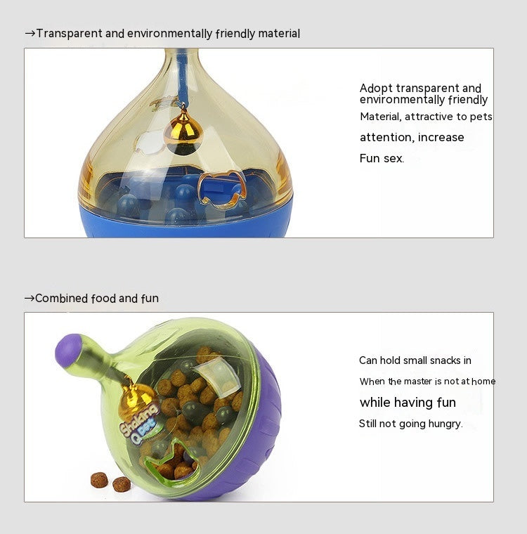 PetHaven.comCats Educational Toys Pet Leakage Food FeederPet Tumbler Pet Toys Dogs And Cats Educational Toys Pet Leakage Food FProduct information:


 Material: ABC+PC
 
 Specifications: Blue Large: Approximately 13.5CM in height with a diameter of 9.5CM, Purple Small: Approximately 8.5CM in0