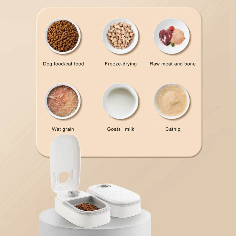 PetHaven.comstainless steel automatic dog feederstainless steel automatic dog feederOverview:
The stainless steel automatic dog feeder is the ultimate solution for pet owners looking for a reliable and hygienic feeding option. Designed with durabilibowls