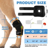 PetHaven.comPet Dog Leg Guard Joint Knee Pad ACL Ligament Tear Auxiliary Rehabilitation Cat Joint Dislocation ProtectionPet Dog Leg Guard Joint Knee Pad ACL Ligament Tear Auxiliary RehabilitProduct information:
 
 Color: Black (single price)
 
 Applicable occasions for gifts: weddings, parties, others
 
 Material: Polyester
 
 Category: Pet chain ring, accessories