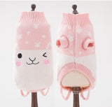 PetHaven.comDog clothesCat,Dog Sweatermaterial: Wool
 
 Product category: Sweater
 
 Applicable gender: universal
 
 Color: yellow cat, green lion, pink rabbit, red puppy, blue panda, yellow lion, gray p0