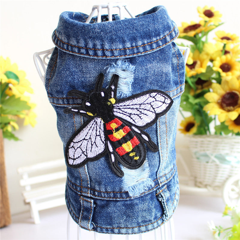 PetHaven.comDesigner Dog ClothesDesigner Dog Clothes Small Dog Denim Jacket Coat Cat Costume Puppy JeaOverview:
Give your furry friend the ultimate style upgrade with our collection of Designer Dog Clothes. Tailored for comfort and elegance, these outfits make your pclothes