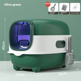 PetHaven.comLitter Box Fully Enclosed Oversized UV SterilizationLitter Box Fully Enclosed Oversized UV SterilizationProduct information:
 
 Specification: Large cat litter box
 
 Target audience: Cats
 
 Material: PP
 
 Colors: Starry Sky Grey Basic Deodorization, Roland Purple BaLitter box