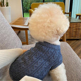 PetHaven.comWinter Pet Knitting Sweater BomeiAutumn And Winter Pet Knitting Sweater BomeiProduct information:
 
 
 Material: knitted
 
 Color: blue (excluding small bags), black squares, pink squares, blue dots, gray dots, red dots, rice double pockets, 0