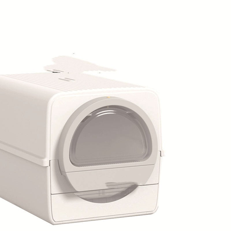 PetHaven.comPet Semi-automatic Cat Litter Basin Deodorization Semi EnclosedPet Semi-automatic Cat Litter Basin Deodorization Semi EnclosedProduct information :
 
 
 Color: black and white
 
 Specification: basic model (including 2 replacement boxes)
 
 Applicable object: cats
 
 Material: PP
 
 
 
 SizLitter box