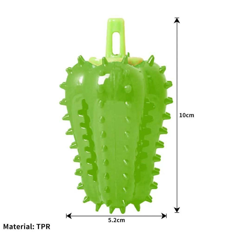 PetHaven.comInteractive Dog Teething Chili Chewers Toy Interactive Toys Dog ToysInteractive Dog Teething Chili Chewers Toy Interactive Toys Dog ToysDescription

 Report Item


 Features:
 
 It's easy to get your dog's attention and encourage his chewing instincts. attract dog's attention to play with.
 
 This Tr4