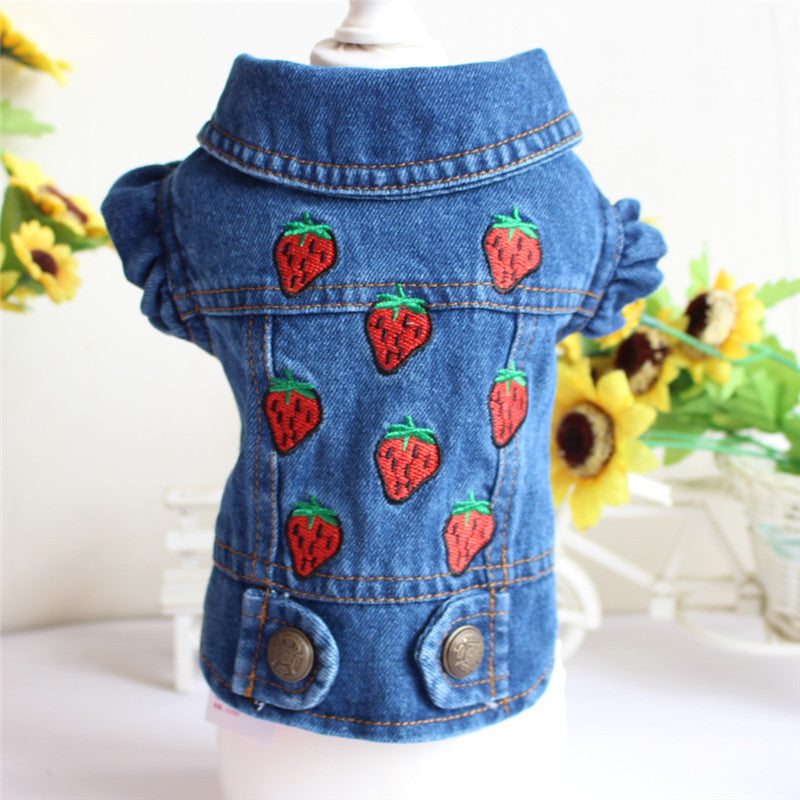 PetHaven.comDesigner Dog ClothesDesigner Dog Clothes Small Dog Denim Jacket Coat Cat Costume Puppy JeaOverview:
Give your furry friend the ultimate style upgrade with our collection of Designer Dog Clothes. Tailored for comfort and elegance, these outfits make your pclothes