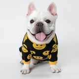 PetHaven.comDog clothes cat pet clothesDog clothes cat pet clothesmaterial: Wool
 
 Product Category: Clothes
 
 style: Casual
 
 Item: MK9 smile sweater
 
 Applicable gender: General
 
 Color: black
 
 Size: XS code, S code, M cod0