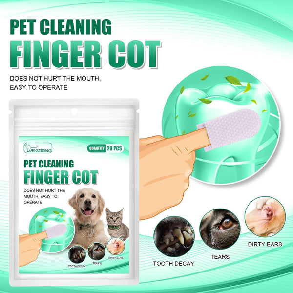 PetHaven.comPet Cleaning Teeth Finger StallPet Cleaning Teeth Finger StallProduct information:
 
 Size :8.2*3.9cm
 
 Product category: Mouth freshener
 
 Functions: antibacterial and anti-inflammatory, fresh breath, whitening teeth, removipet care